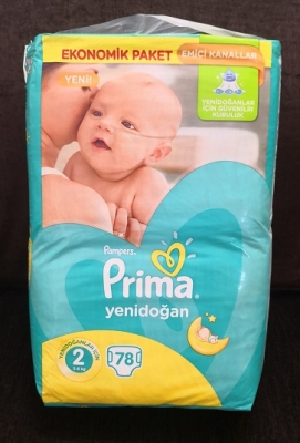 پوشک پریما پمپرز ترک سایز 2 _ 78تایی